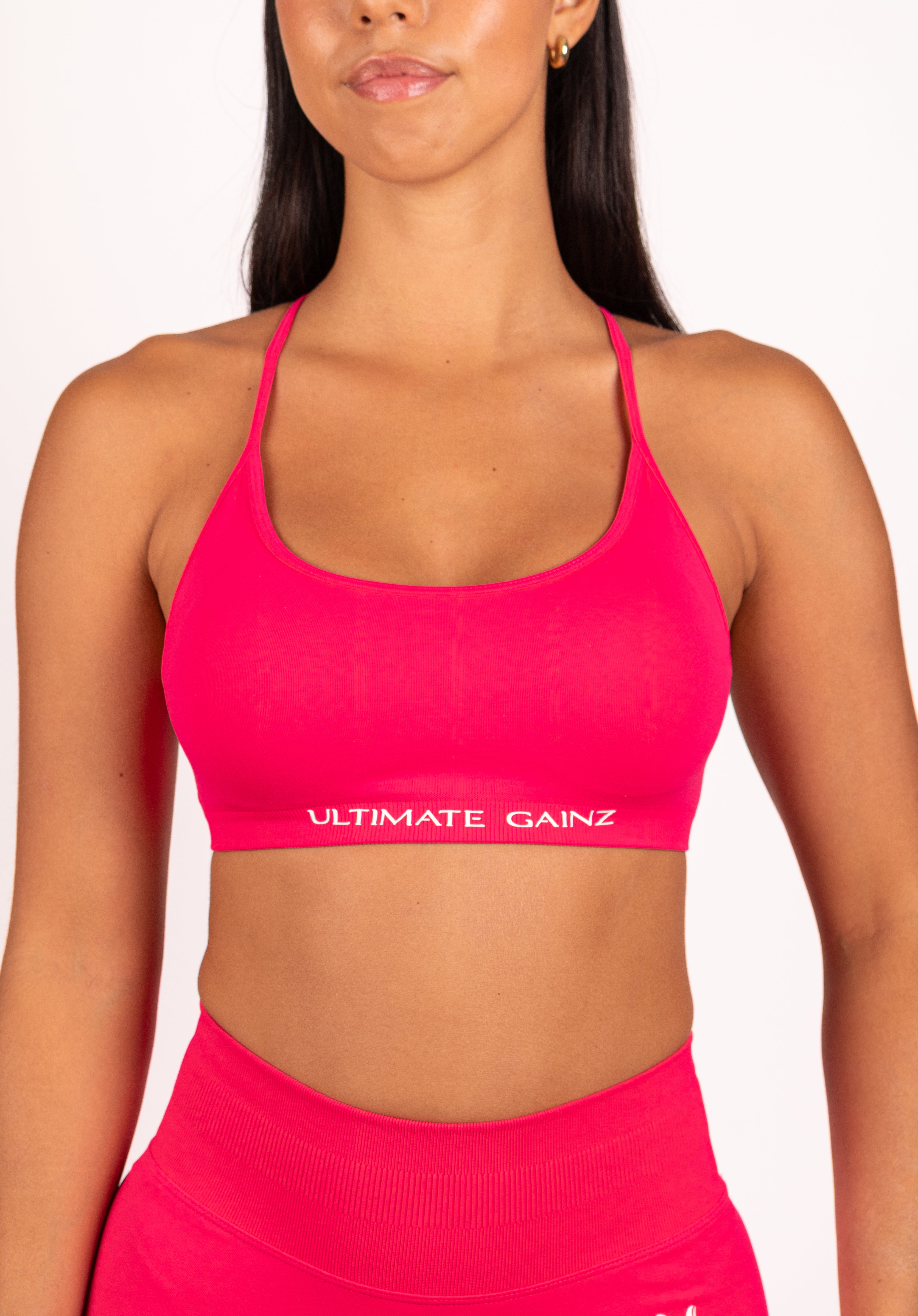 Joy | Crossback Sport-BH – Roze Rood - afbeelding 6