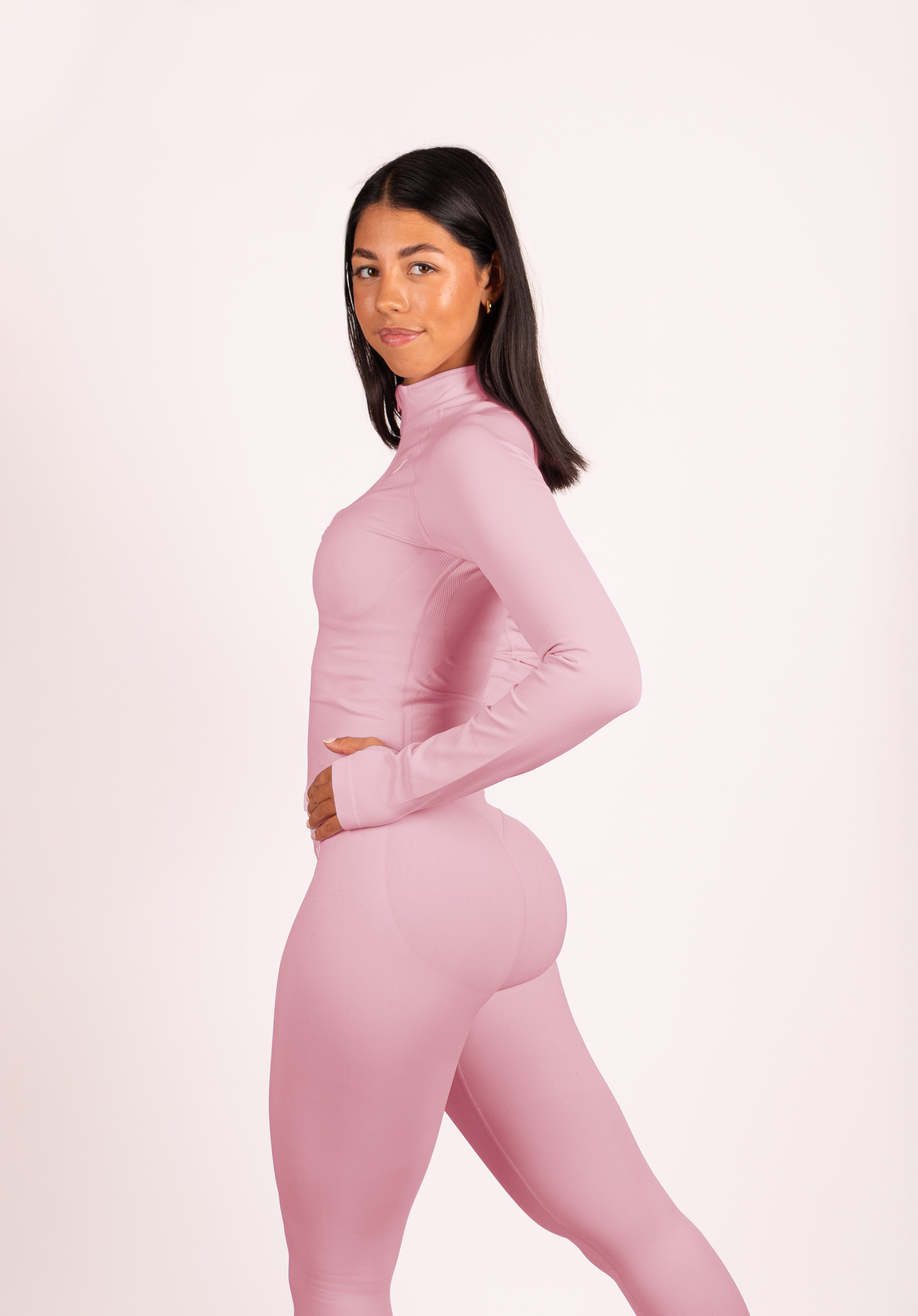 Beau Premium High Performance Scrunch Short Roze - Dames sportkleding afbeelding 9