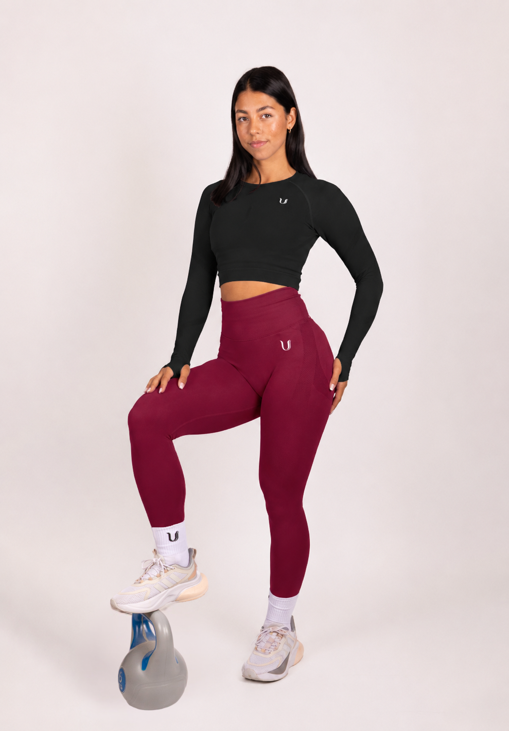 Leonie | Premium Scrunch Leggings - Red