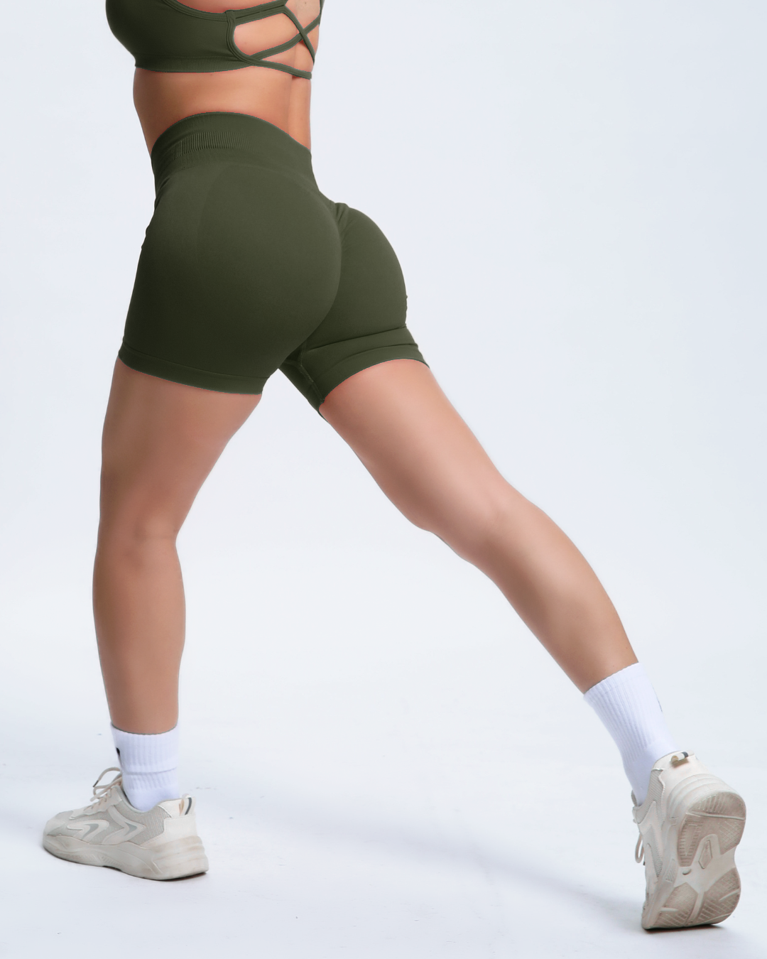 Joy | Sculpt Short Met Scrunch – Groen