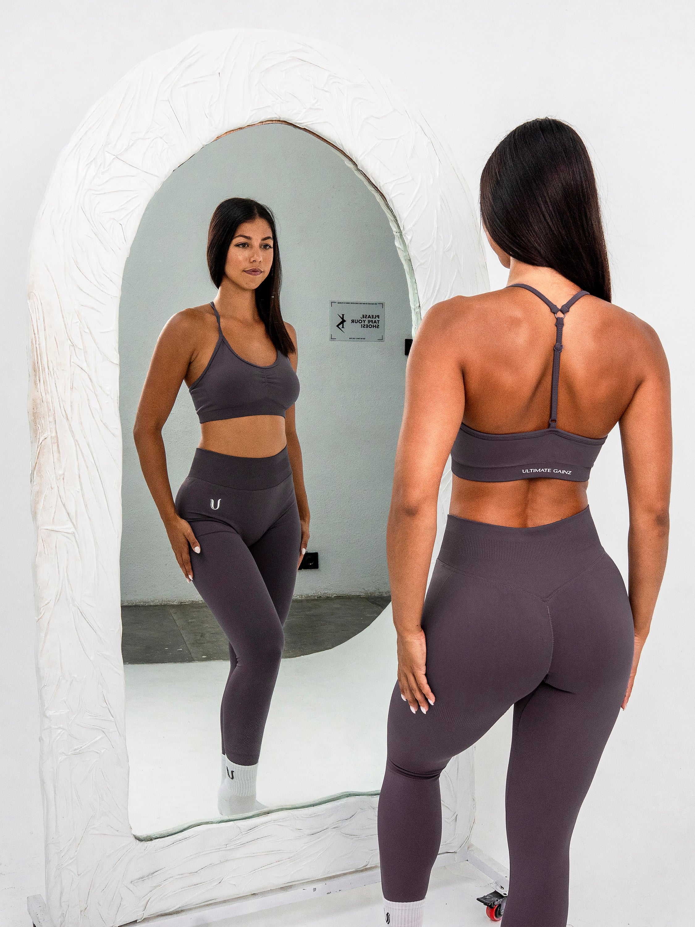 Luna | Premium Adjustable Sports Bra - Oudpaars