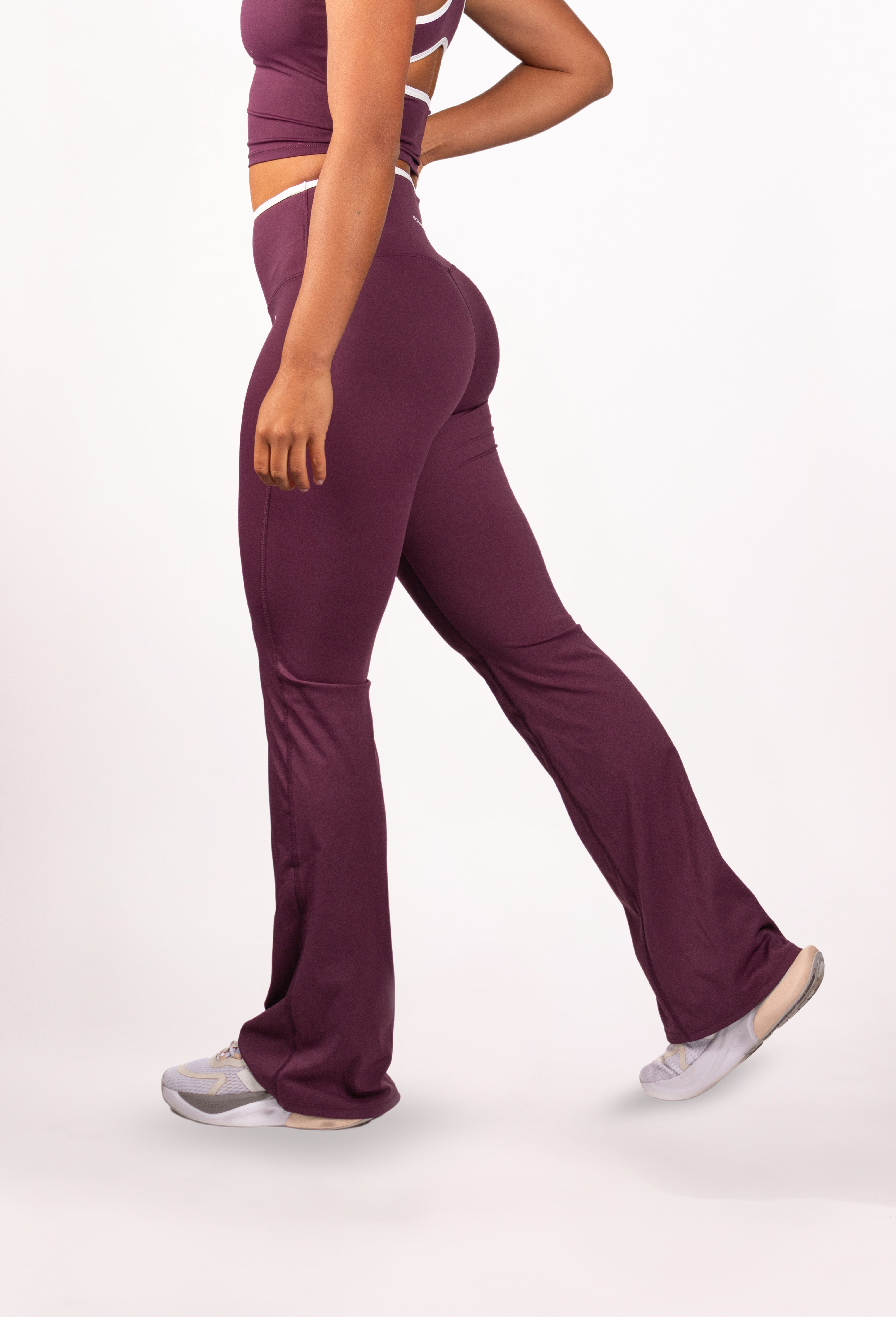 Ivy | Flare Legging – Bordeaux V2