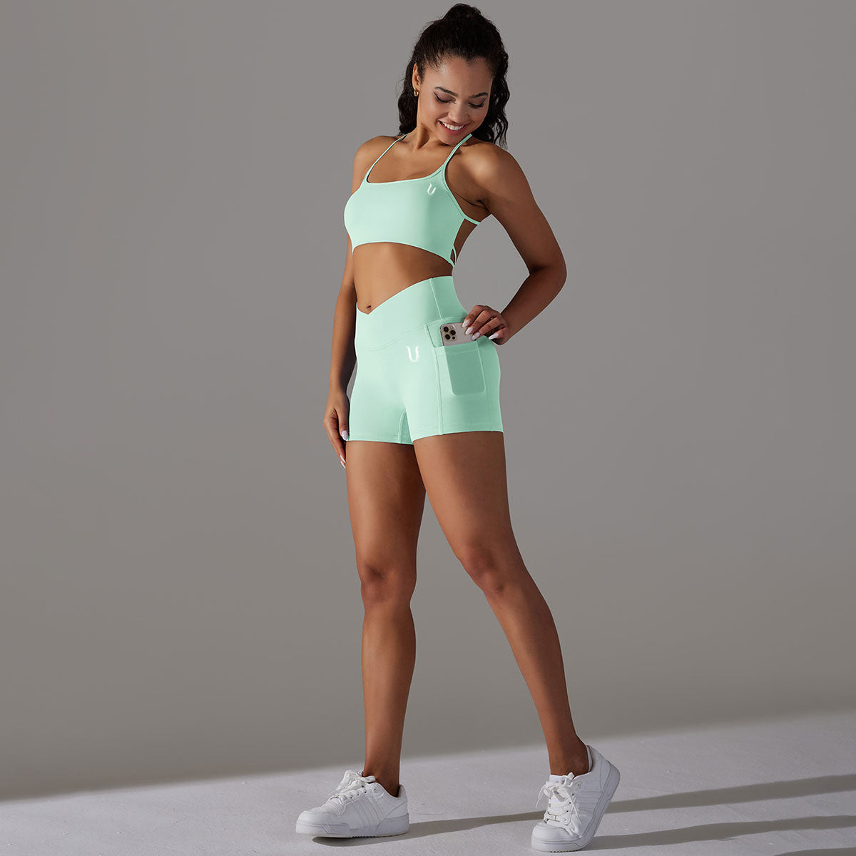 Mila | Shorts Set - Grün