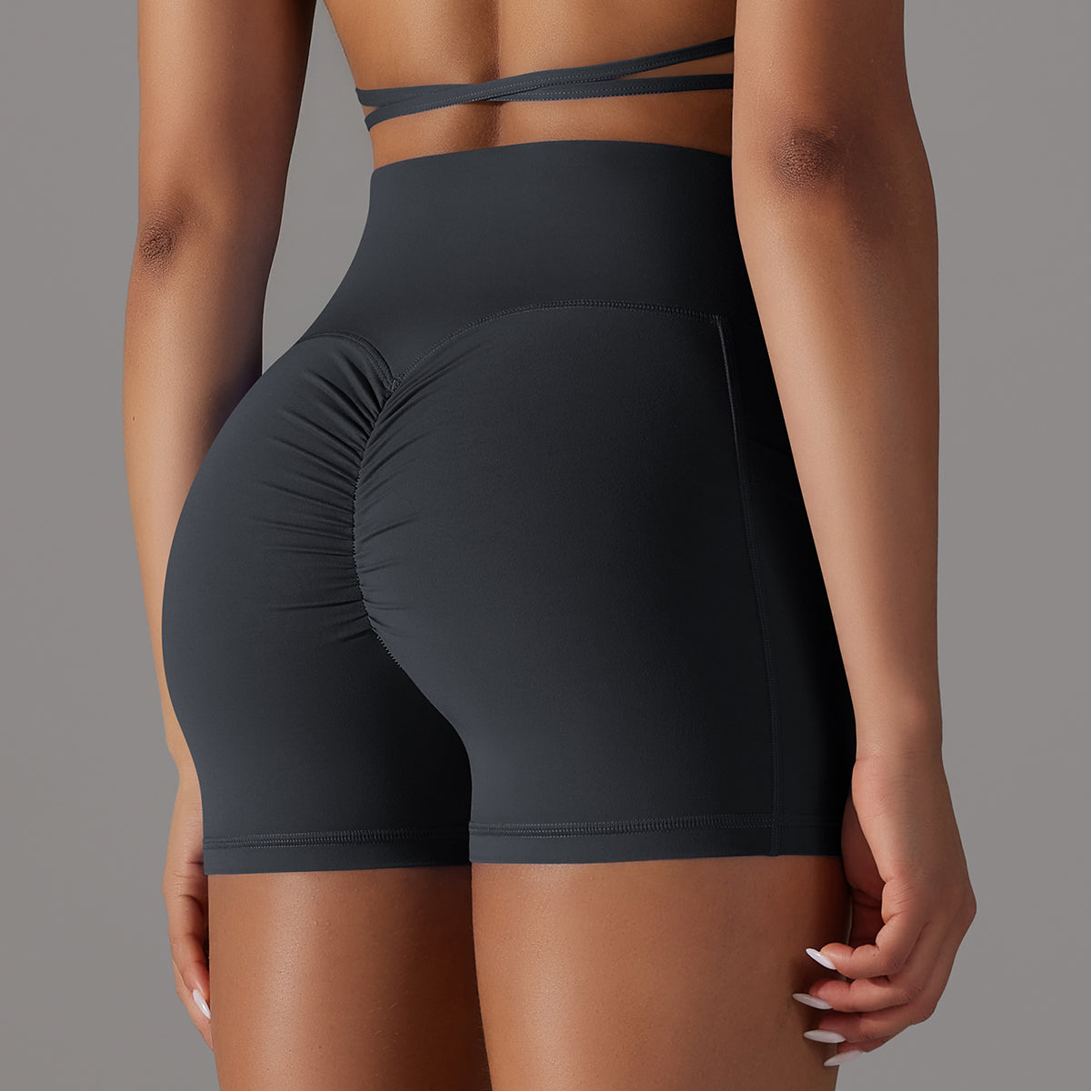 Mila | Short Set Zwart - Ultimate Gainz