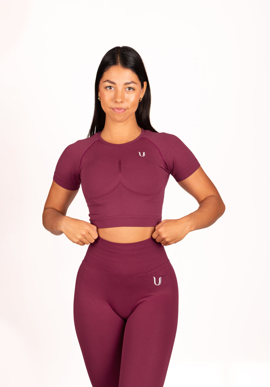 Leonie | Top Shirt - Rouge Vin