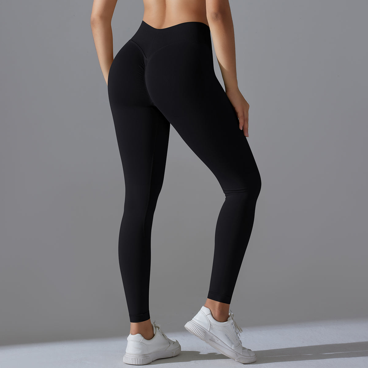 Mila V2 | Scrunch Sport Legging - Zwart