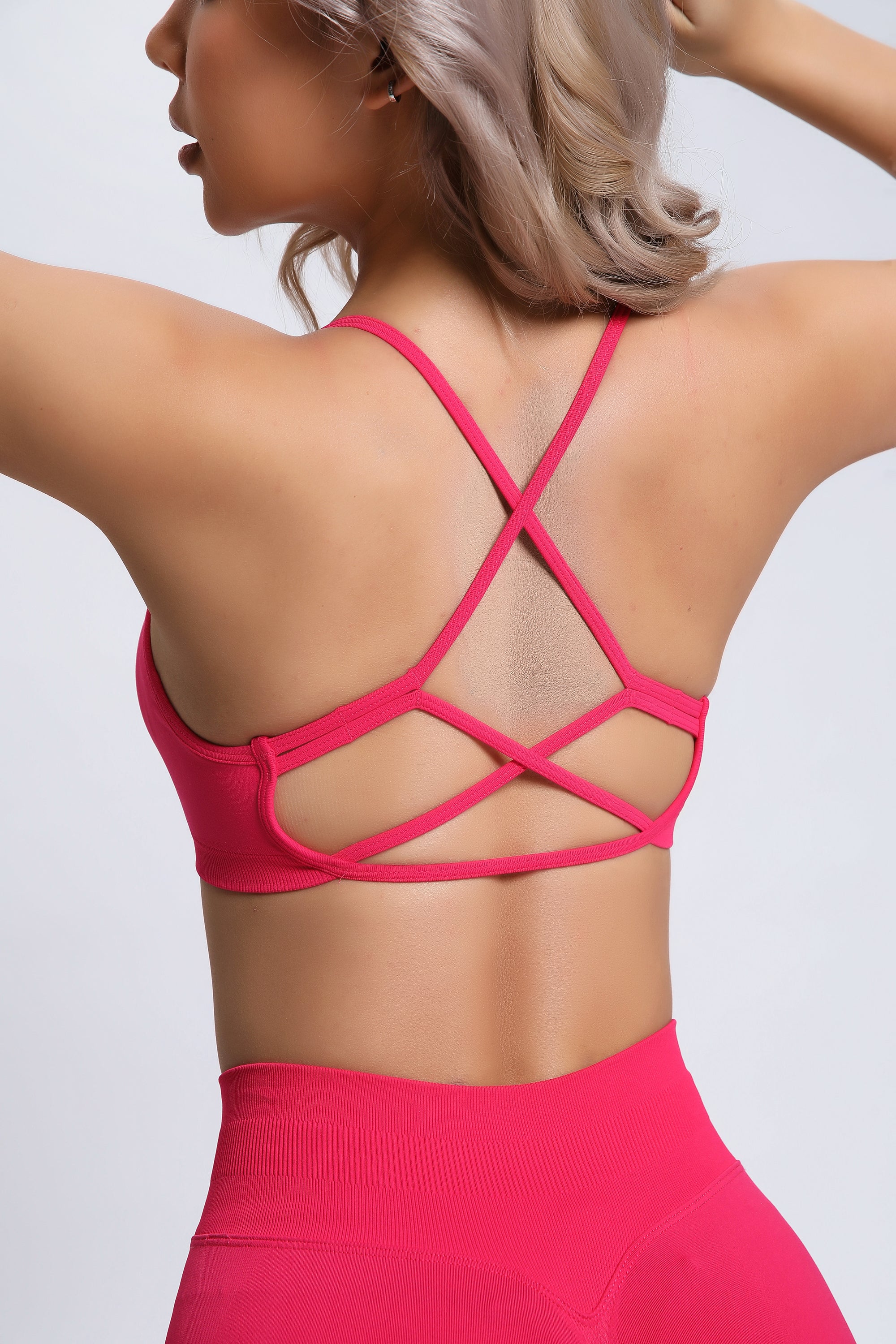 Joy | Crossback Sports Bra – Army Green