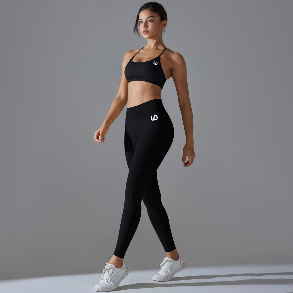 Mila V2 | Strap Sport Bra - Zwart