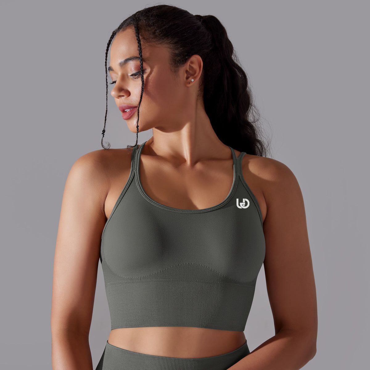 Daisy | Strap Sport Bra - Donker Grijs