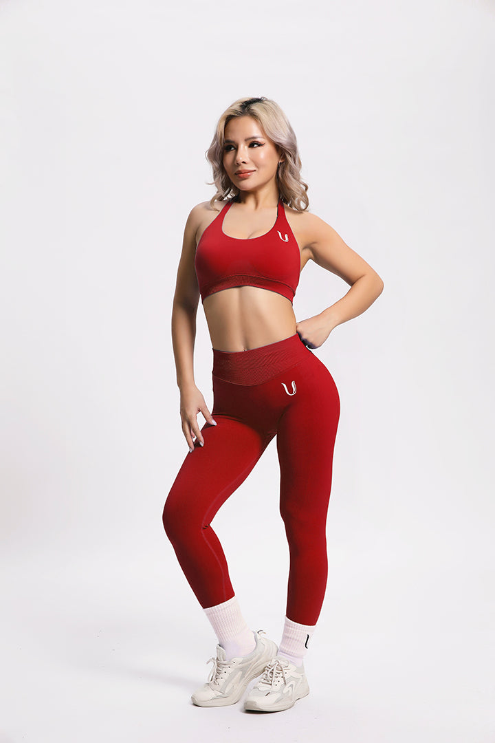 Beau | High Performance Legging - Rood