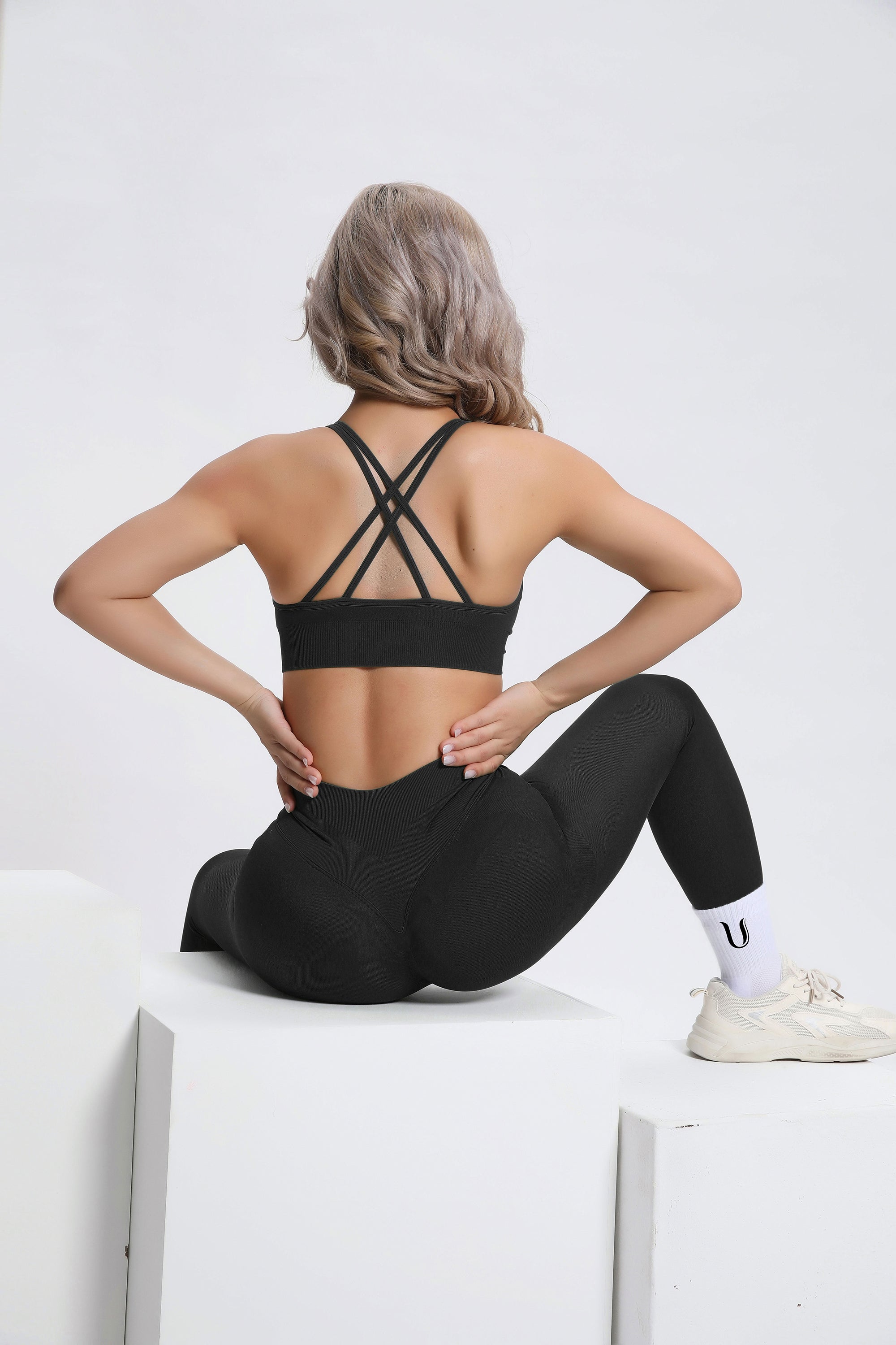 Olivia | Naadloze Power Legging - Zwart