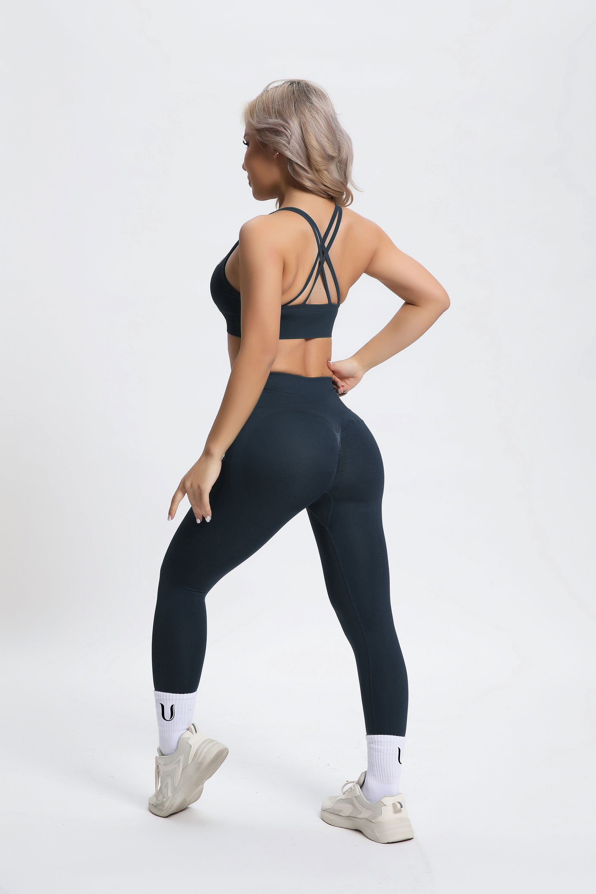 Olivia | Seamless Power Legging - Dark Blue