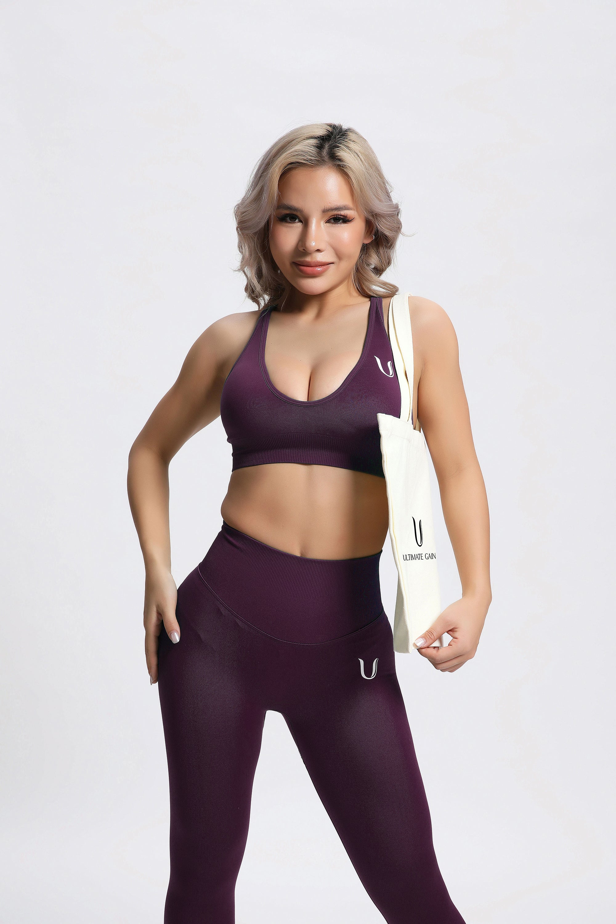 Olivia | Seamless Power Legging - Purple