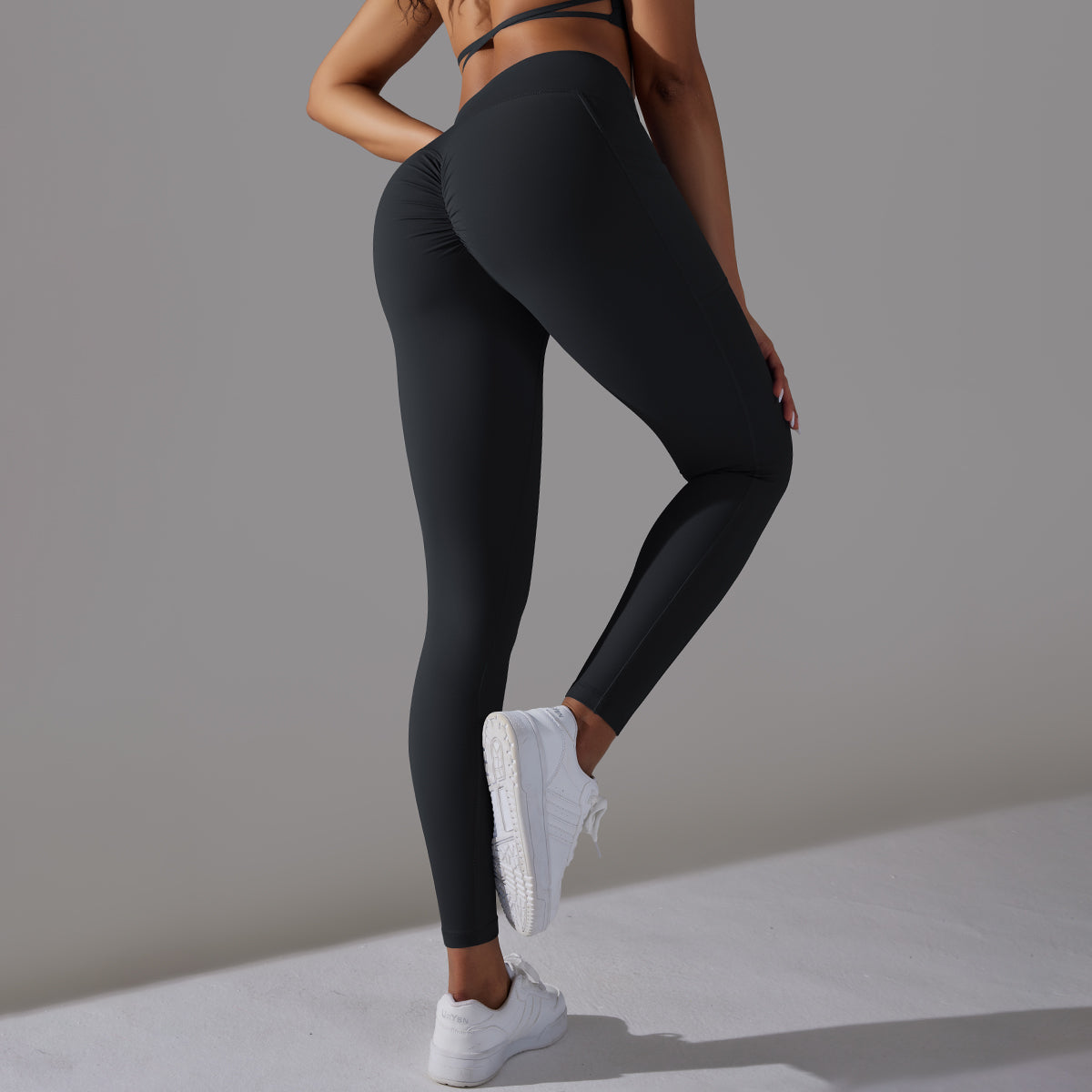 Mila | Legging Zwart - Ultimate Gainz