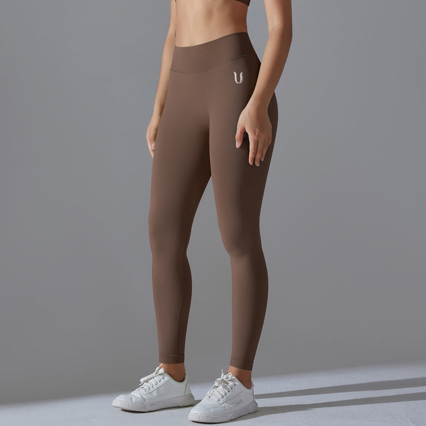 Mila V2 | Scrunch Sport Leggings - Braun