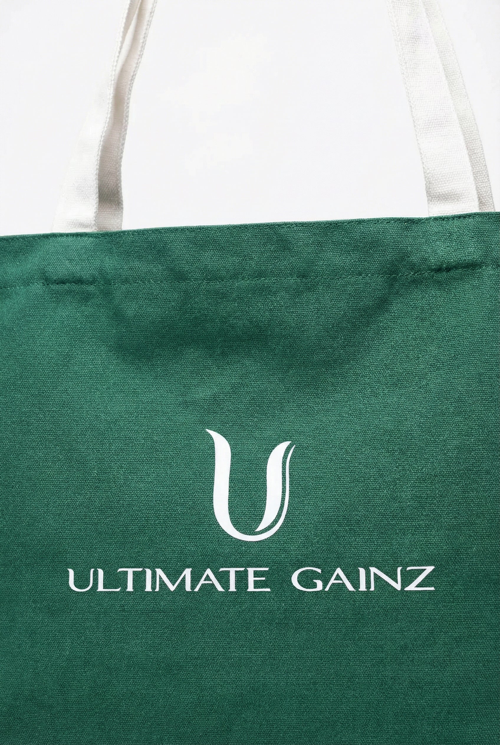 Ultimate Gainz Signature Tote Bag + 1 Paar Sokken – Bosgroen