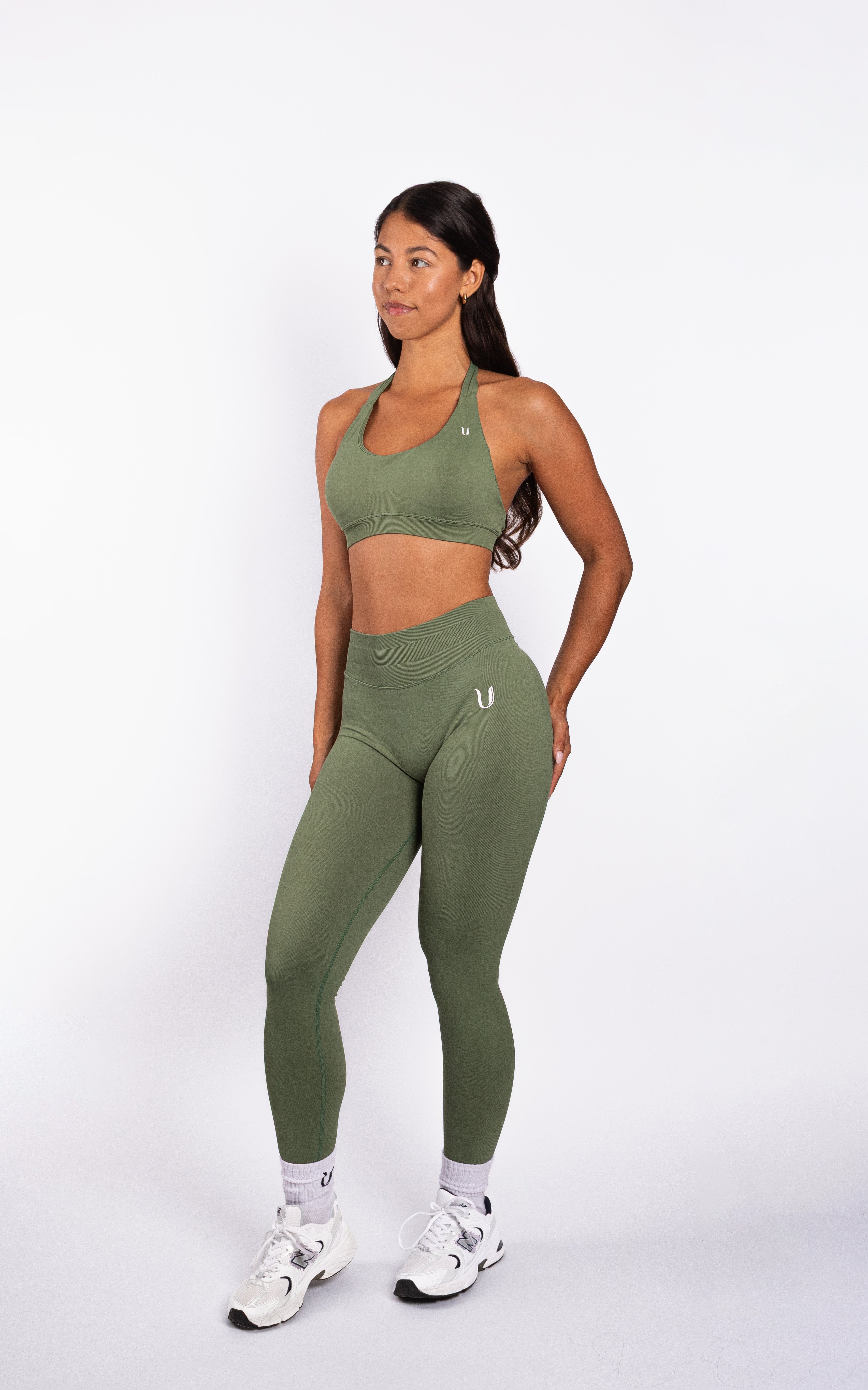 Beau | Premium High Performance Scrunch Legging - Groen