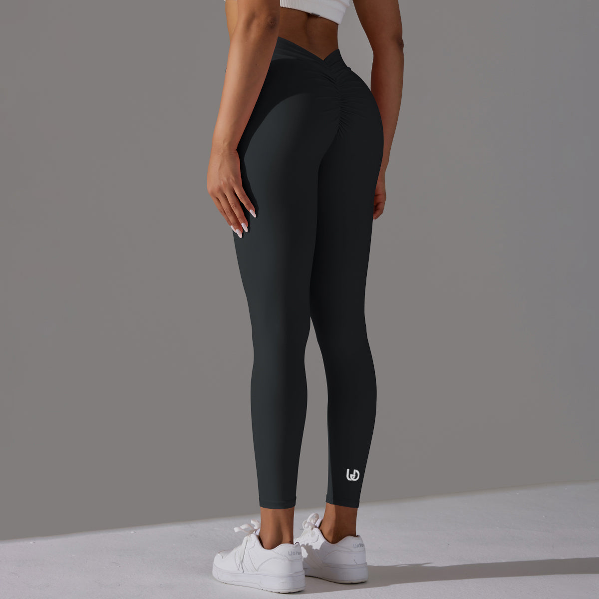 Emma | Legging Extra Scrunch - Zwart