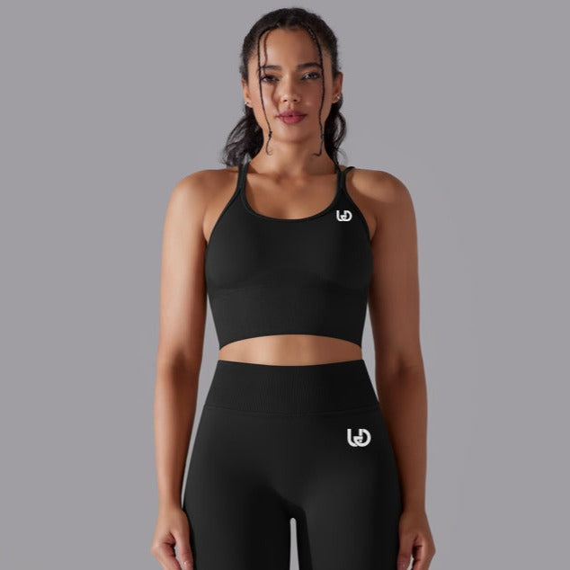 Daisy | Strap Sport Bra - Zwart