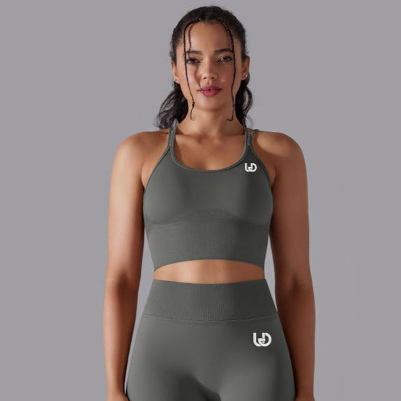 Daisy | Strap Sport Bra - Donker Grijs