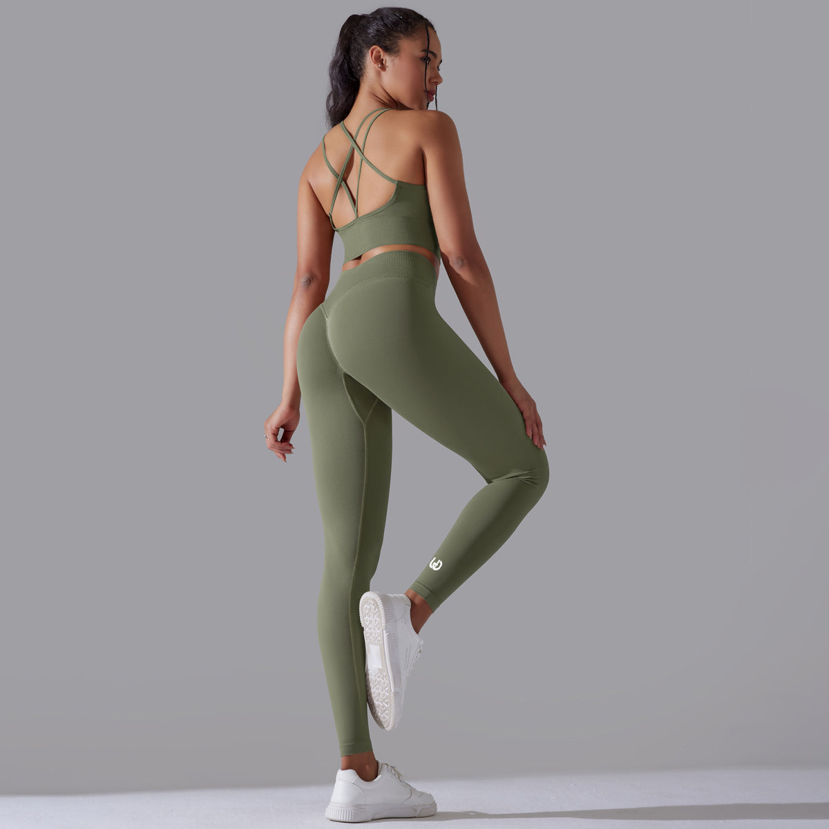 Daisy | Legging - Top Set - Green