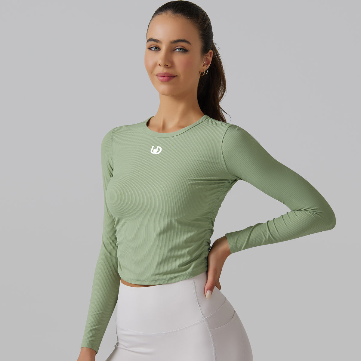 Bibi | Lange Mouwen Shirt - Groen