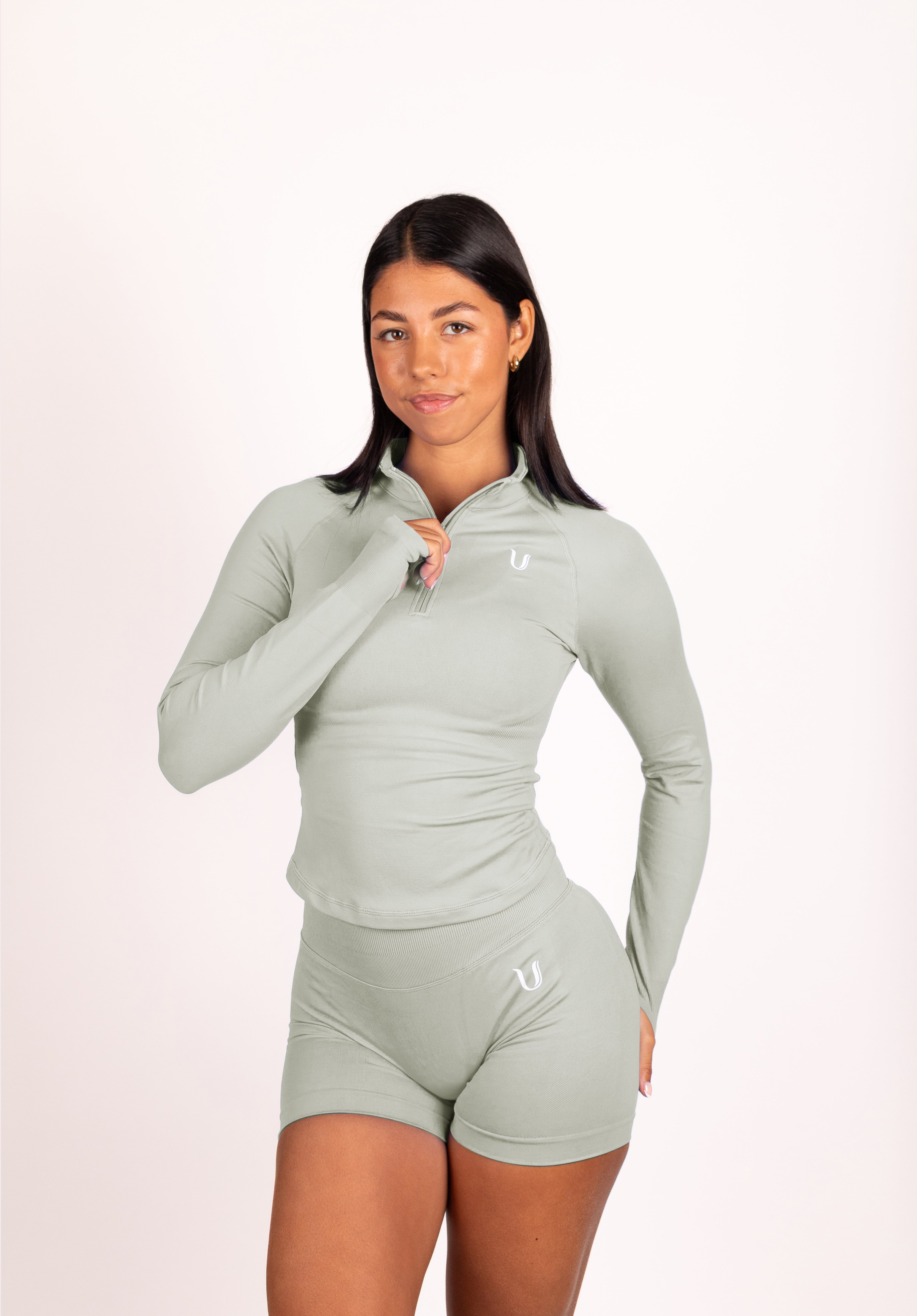 Beau | Premium High Performance Short Scrunch - Vert