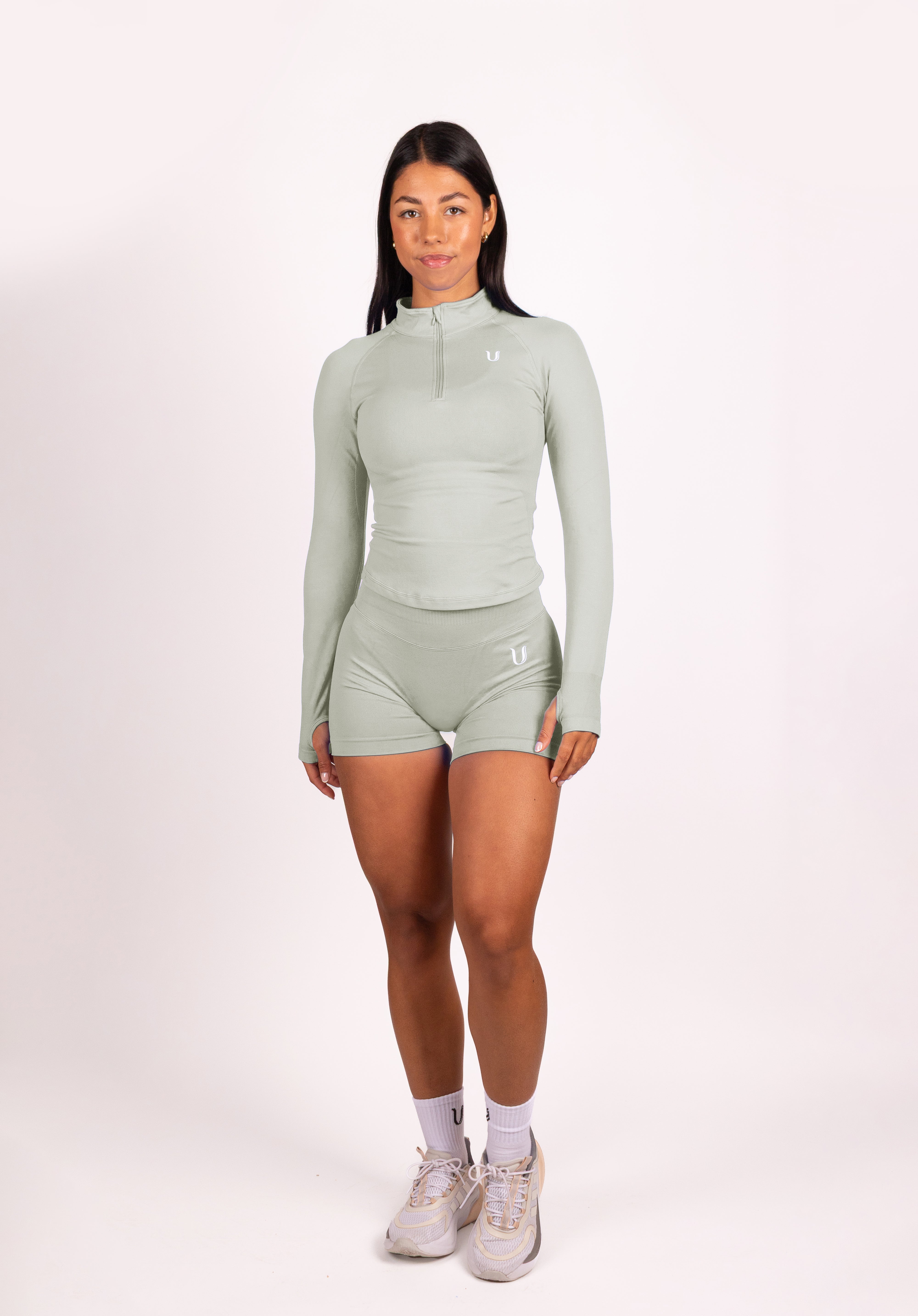Beau | Premium High Performance Short Scrunch - Vert