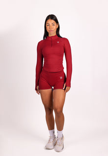 Beau Premium High Performance Scrunch Short Rood - Dames sportkleding afbeelding 12