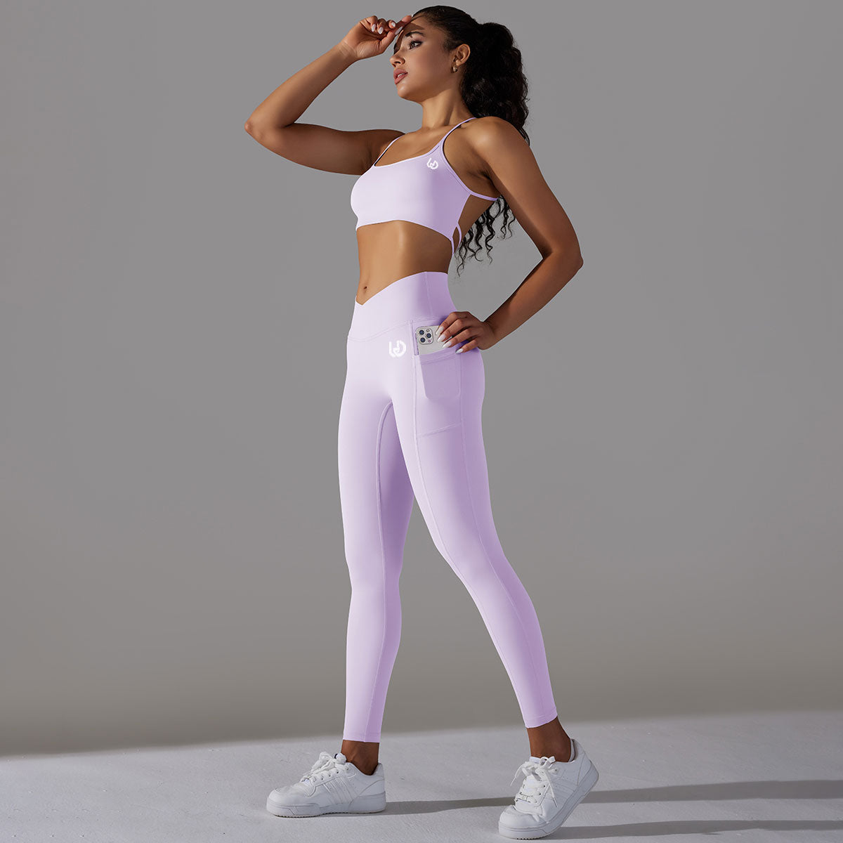 Mila | Legging-Top Set - Roze