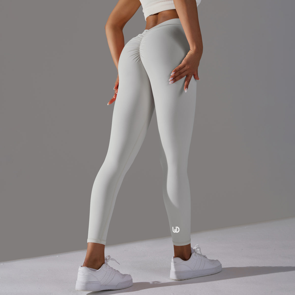 Emma | Legging Extra Repli - GrisArgenté