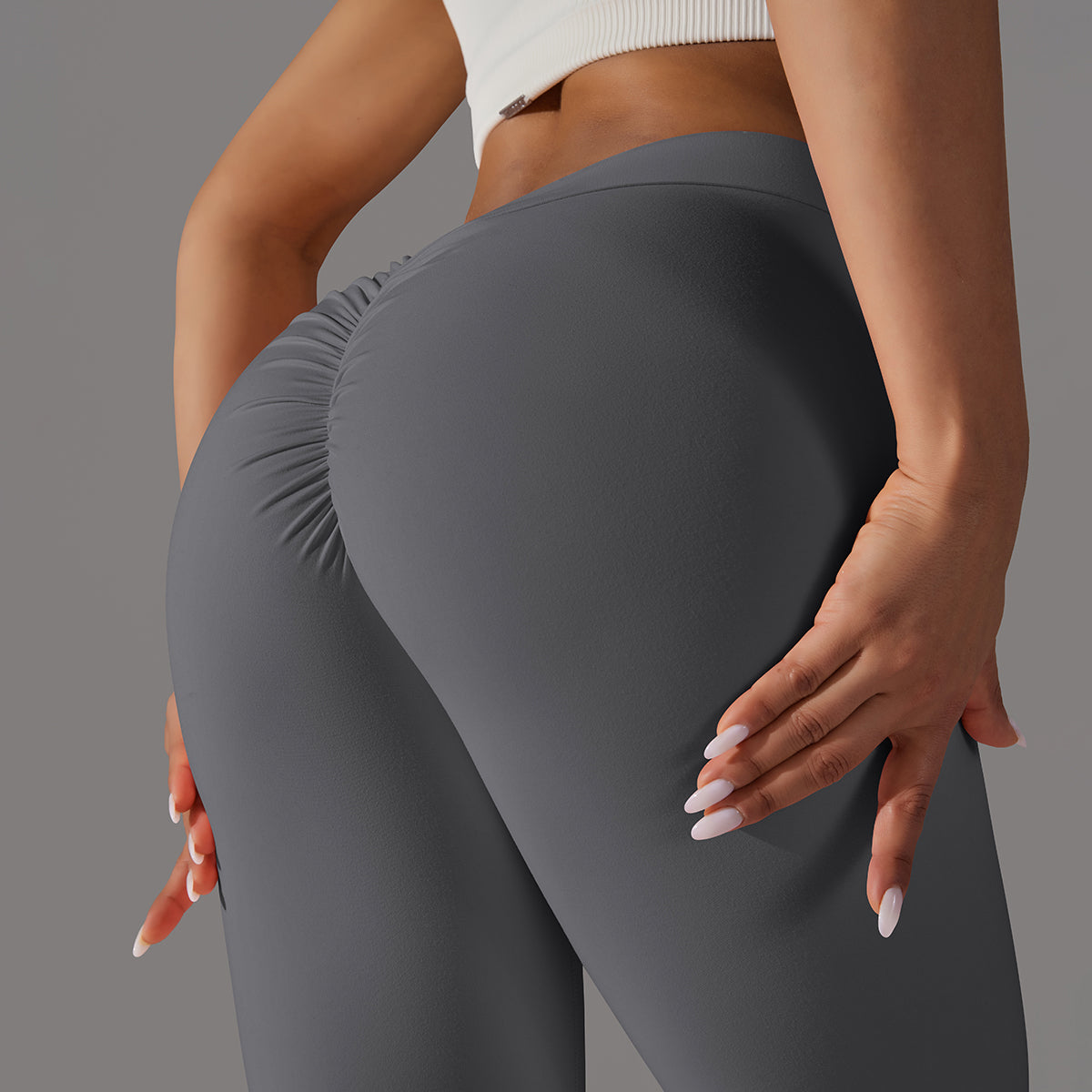 Emma | Leggings Extra Scrunch - Dunkelgrau