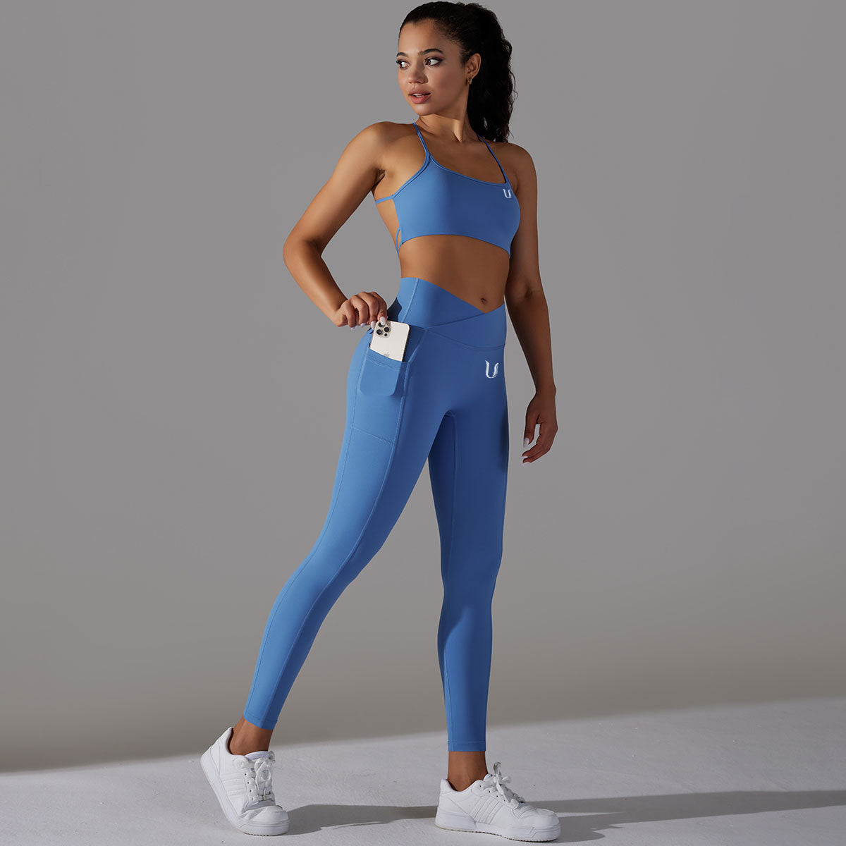 Mila | Leggings - Blau