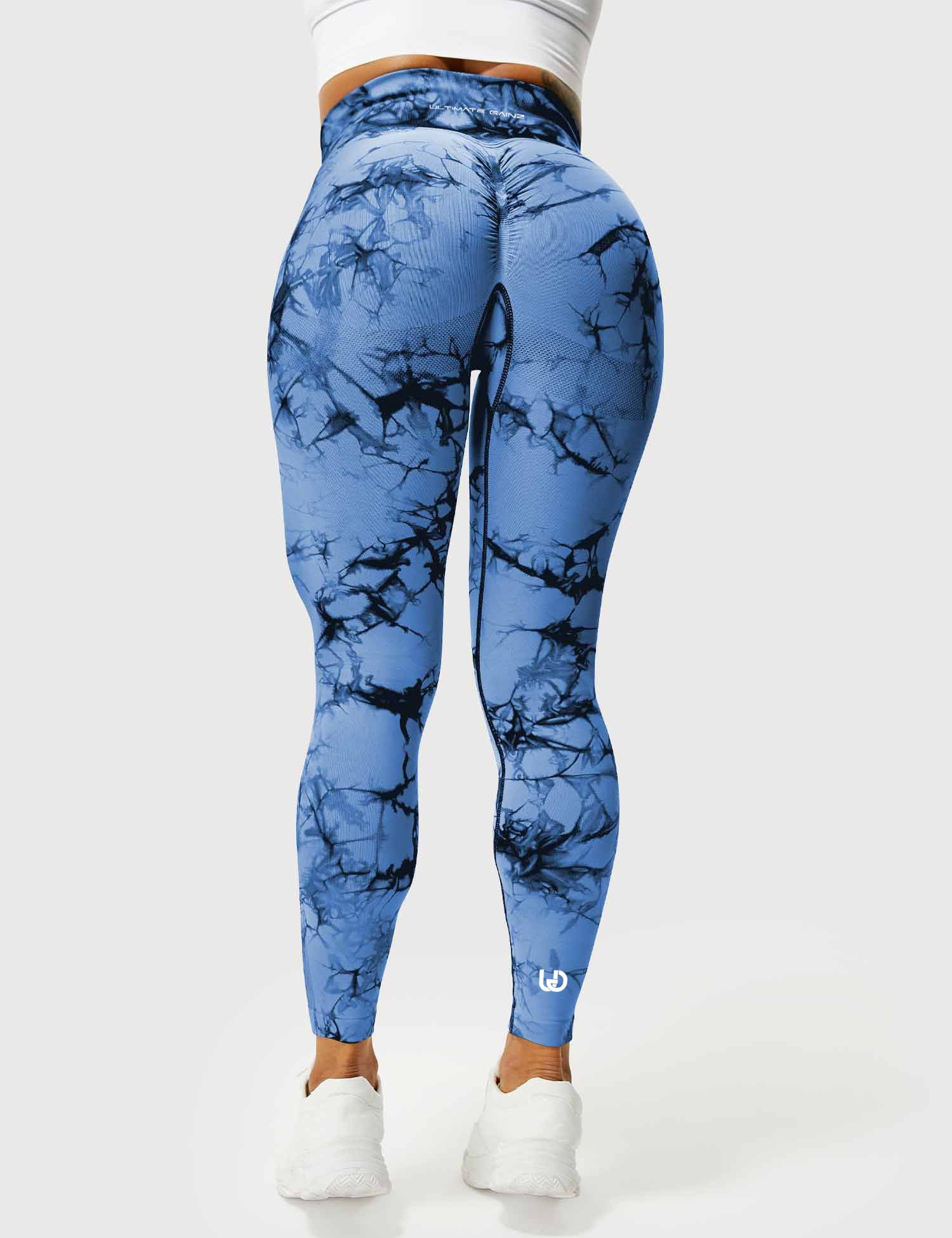 Tie Dye Legging Blauw