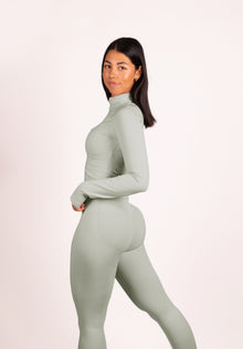 Beau | Premium High Performance Scrunch Leggings - Elfenbein