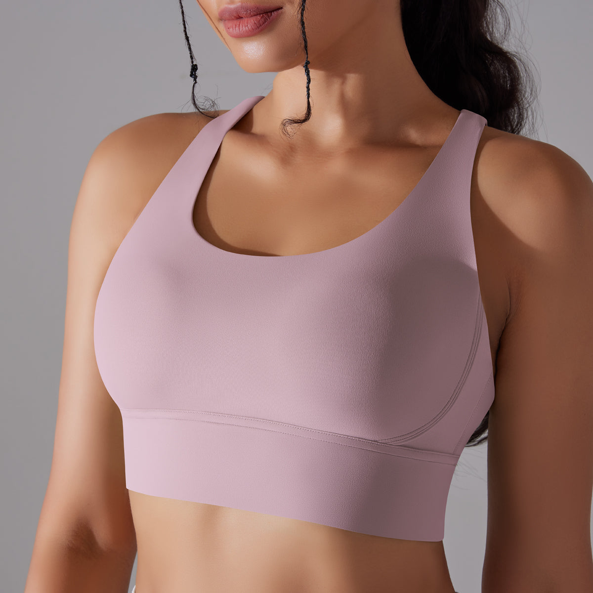 Kyra | Cross bra - PinkishPurple