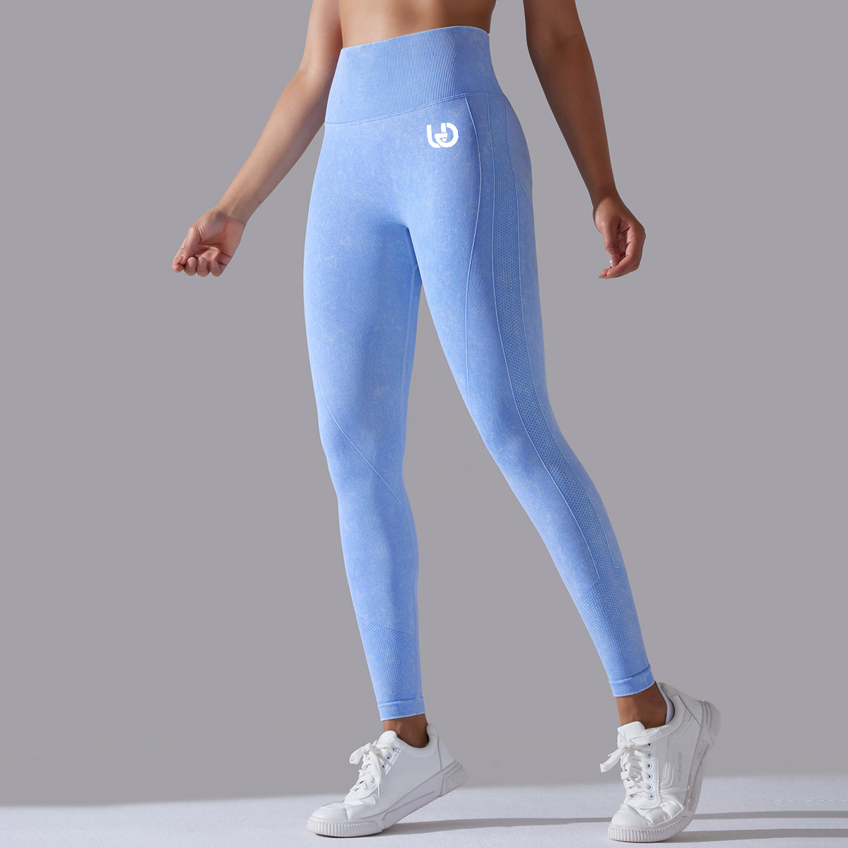 Jane | Legging Repli Motifs - BleuCiel