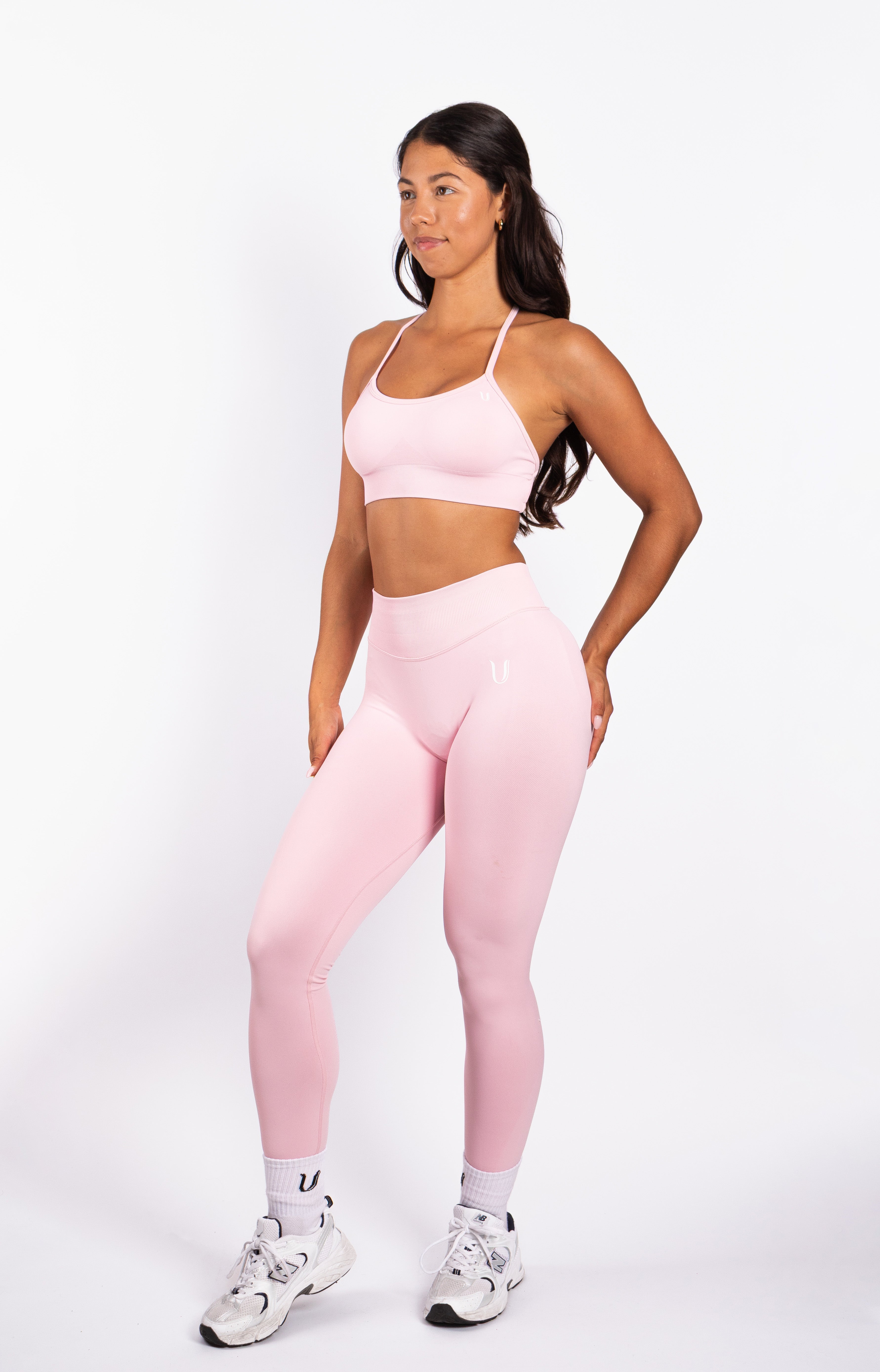 Beau | Premium High Performance Scrunch Legging - Roze