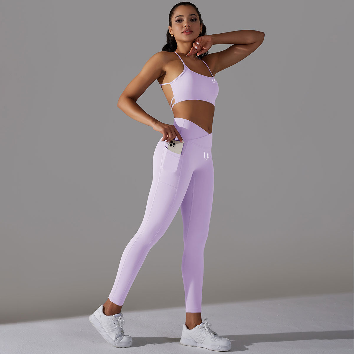 Mila | Leggings Top Set - Rosa