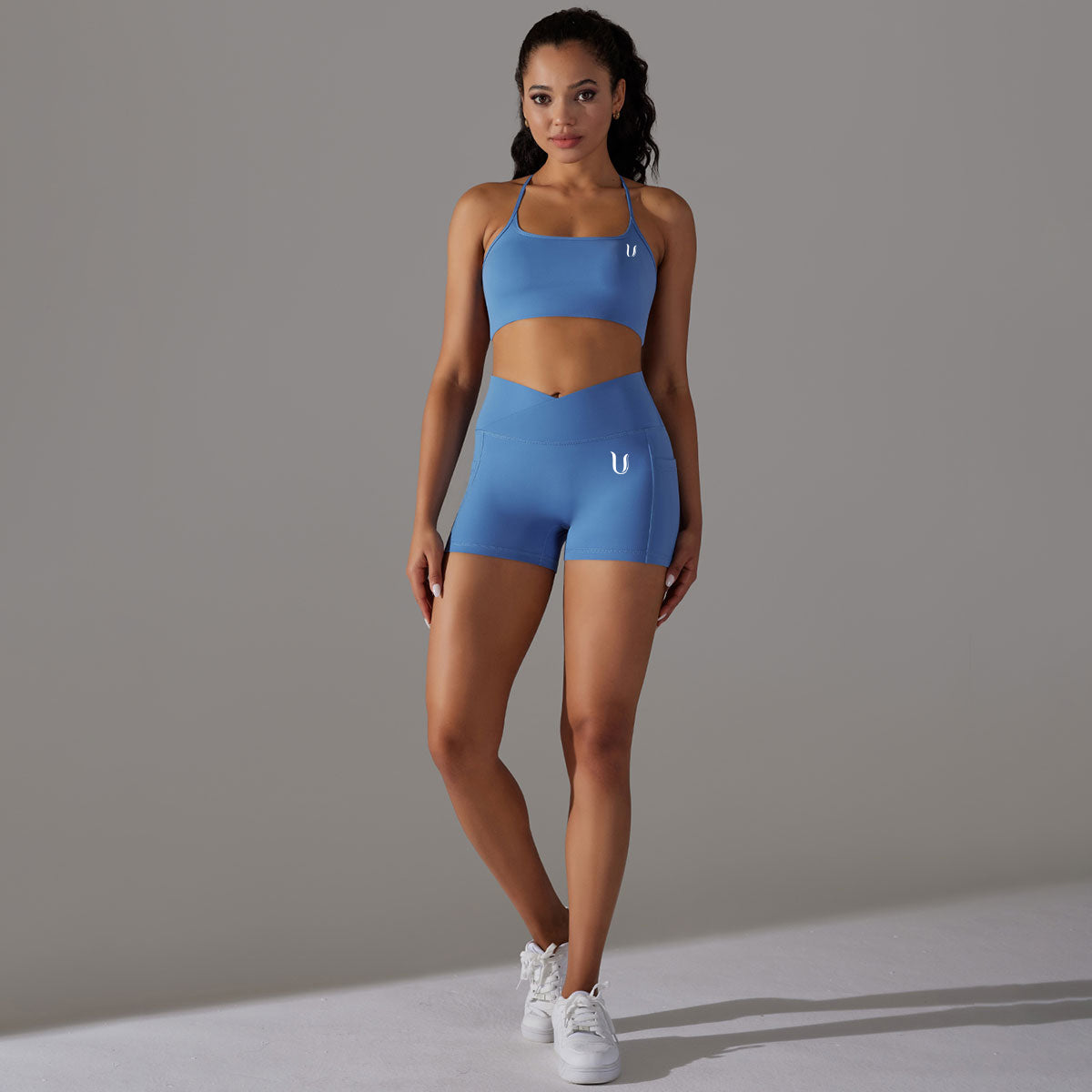 Mila | Shorts Set - Blau