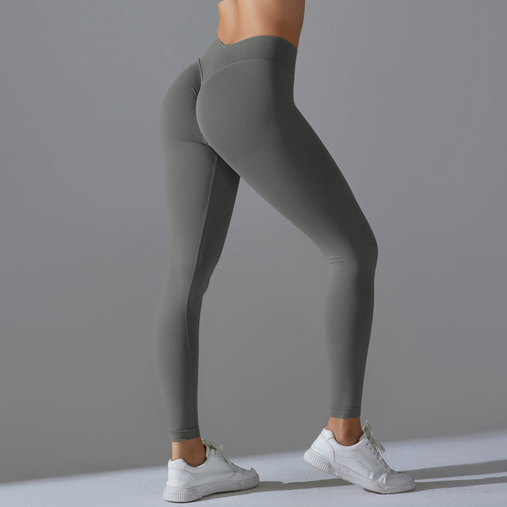 Mila V2 | Scrunch Sport Leggings - Grau