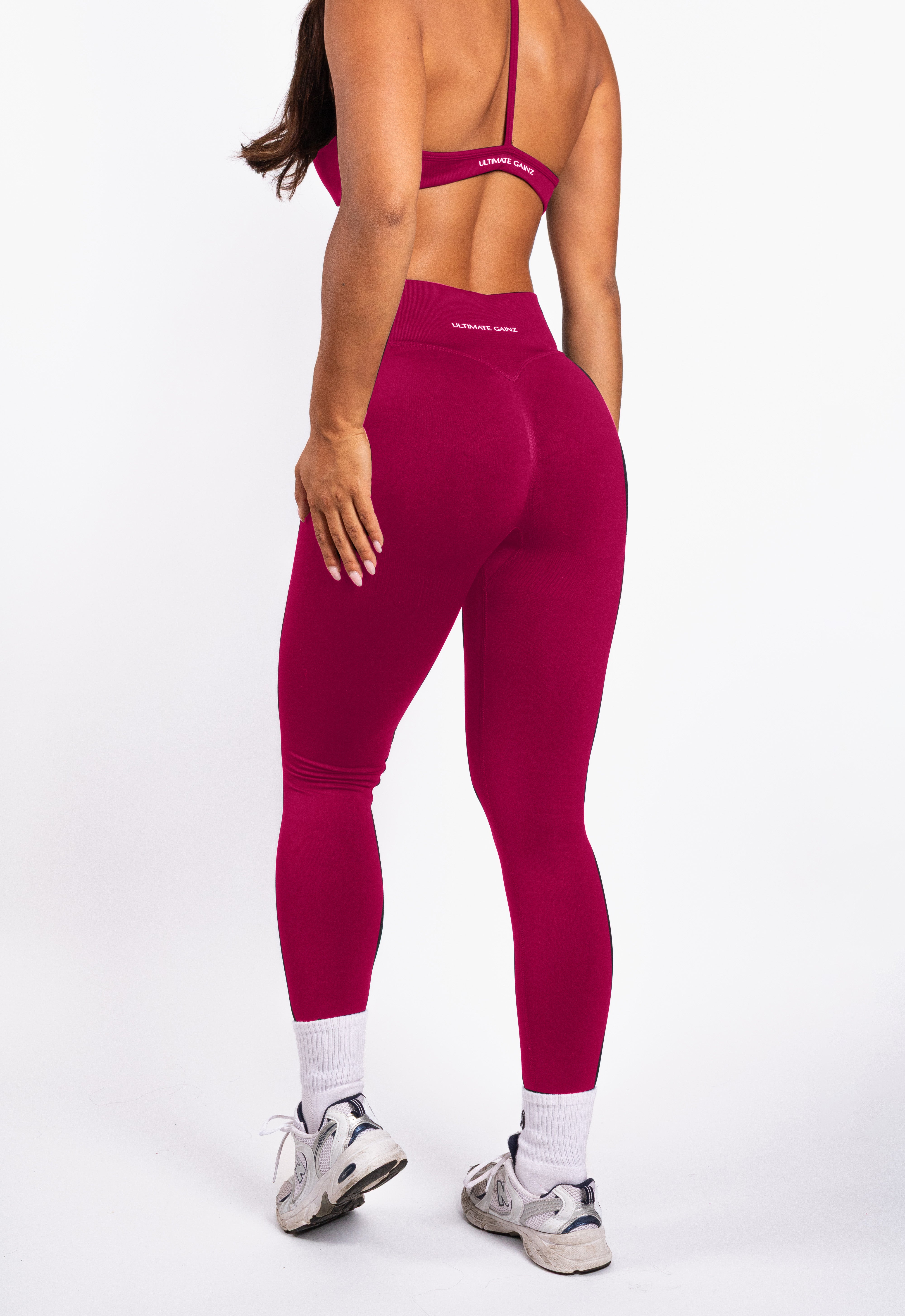 Nova | Seamless Shaping Leggings – Raspberry