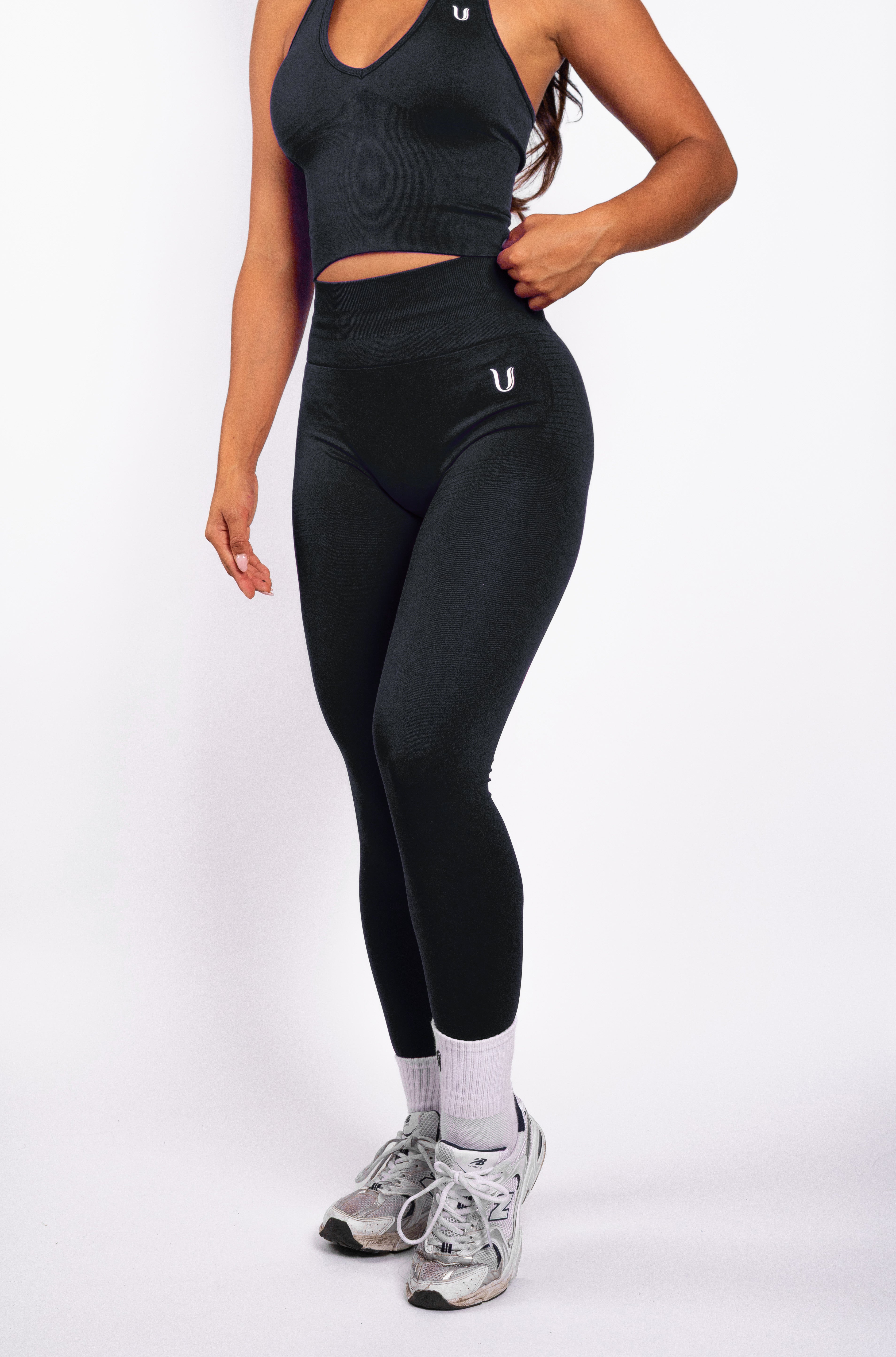 Bibi | Ribbed Seamless Legging – Red