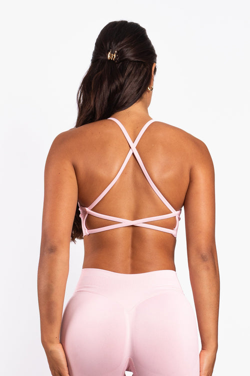 Beau Cross BH Roze - Dames sportkleding | Ultimate Gainz