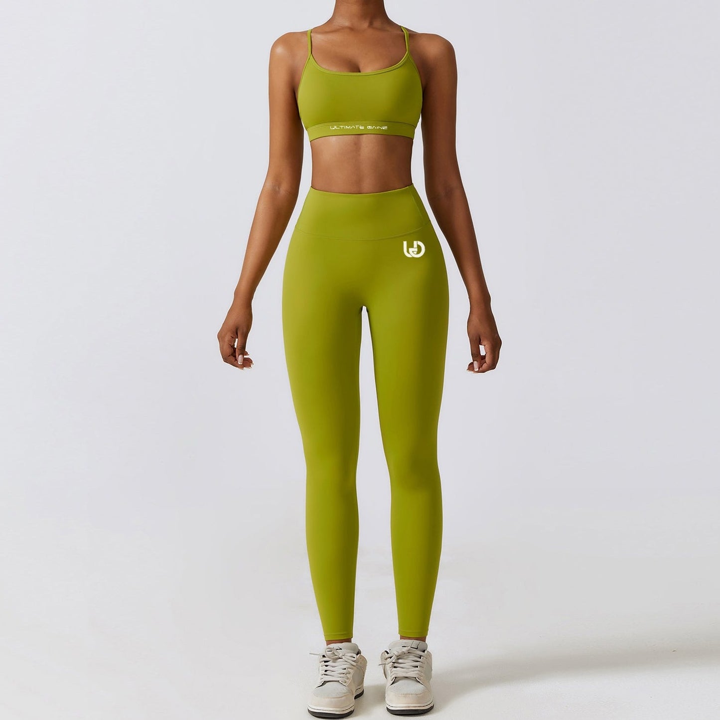 Hailey | Cross-Back Sports BH - Groen