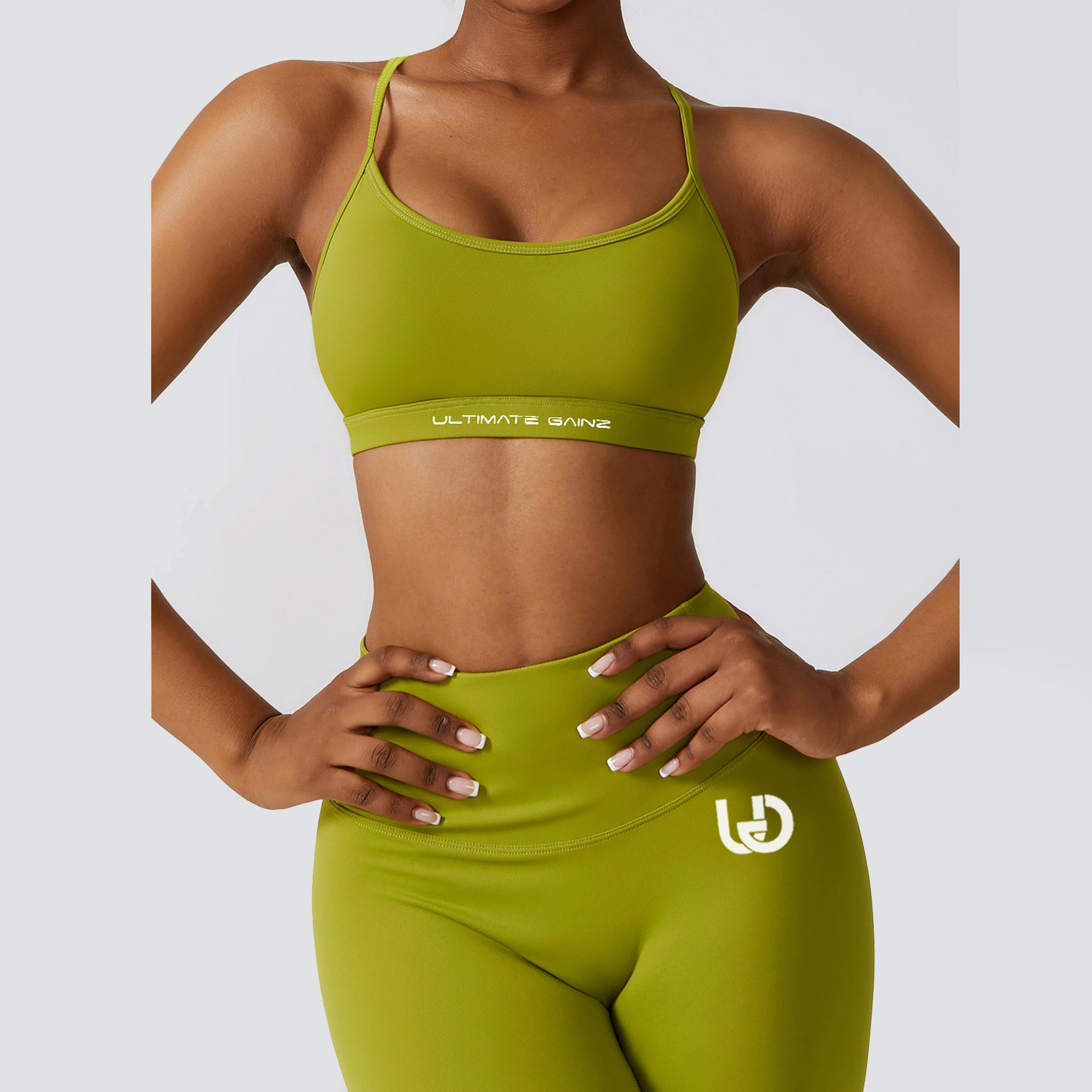 Hailey Set | Naadloze Top Legging - Matcha