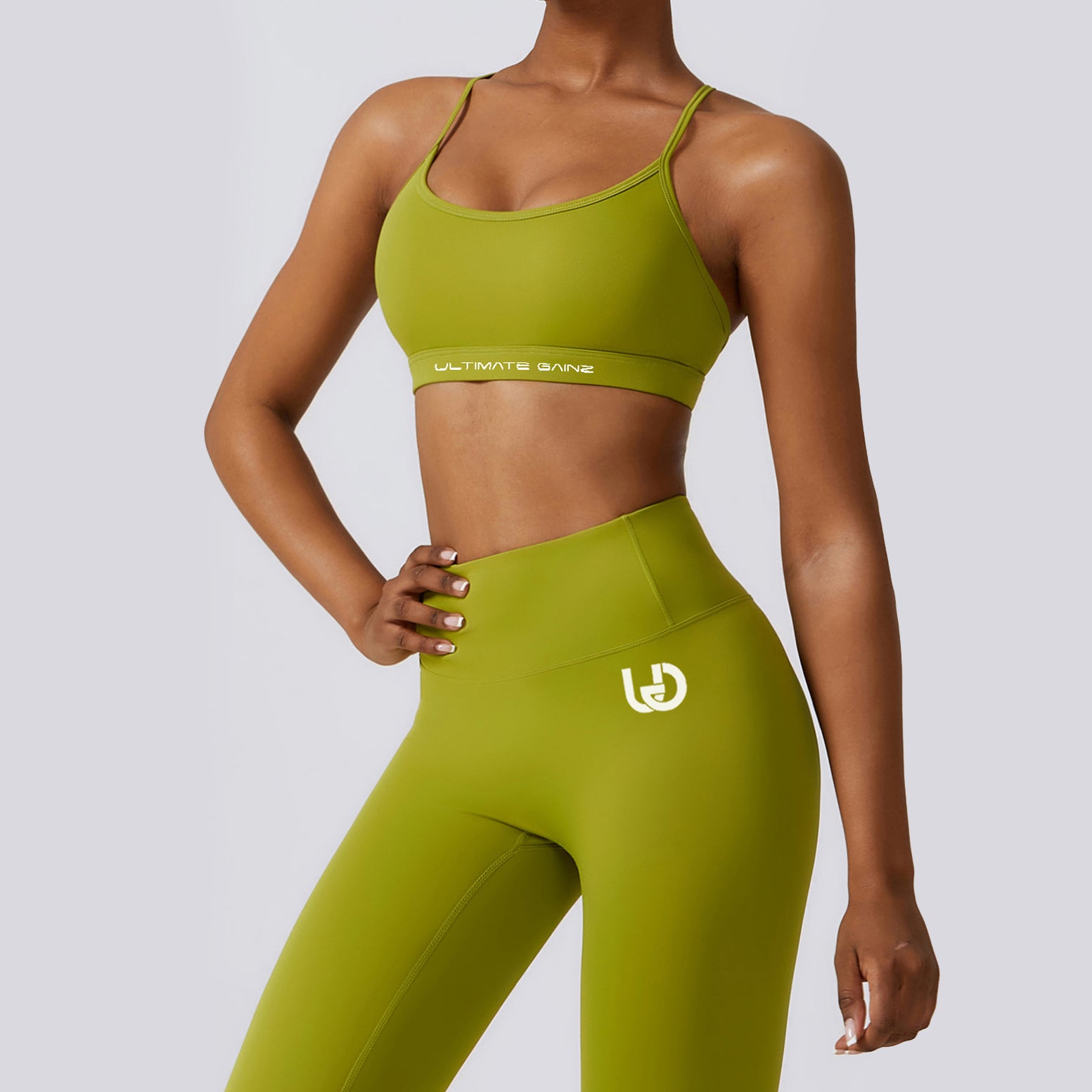 Hailey Set | Naadloze Top Legging - Matcha