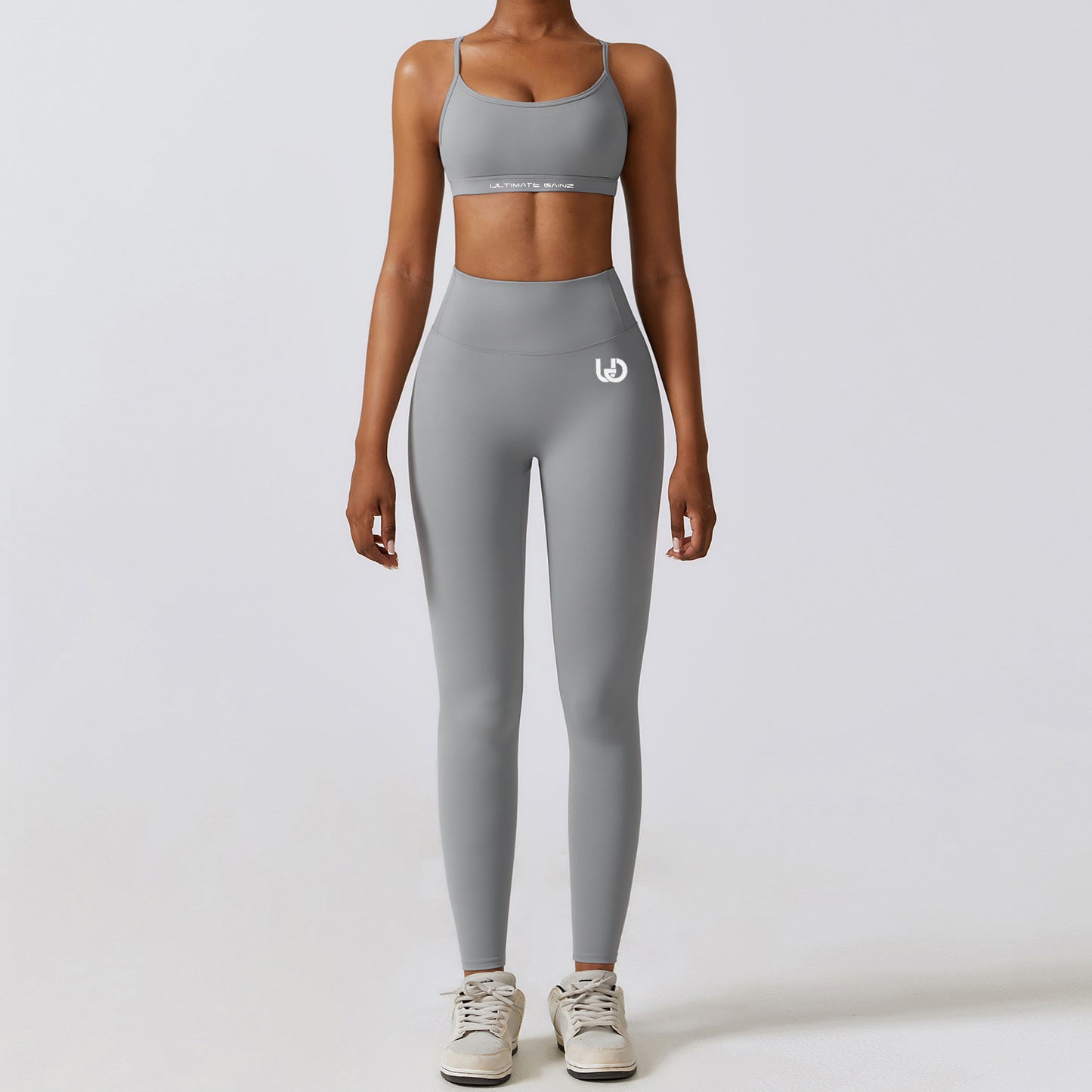 Hailey Set | Top Legging - LightGray