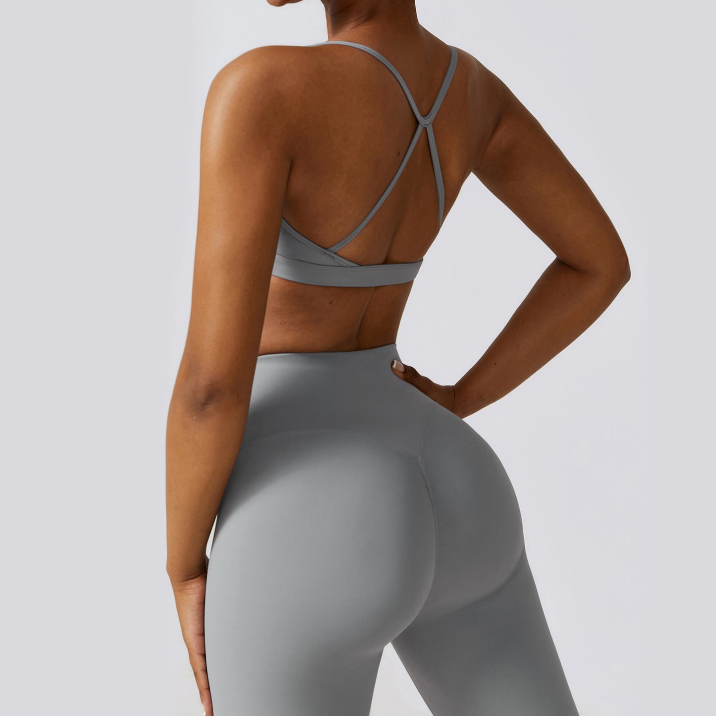 Hailey Set | Top Legging - LightGray