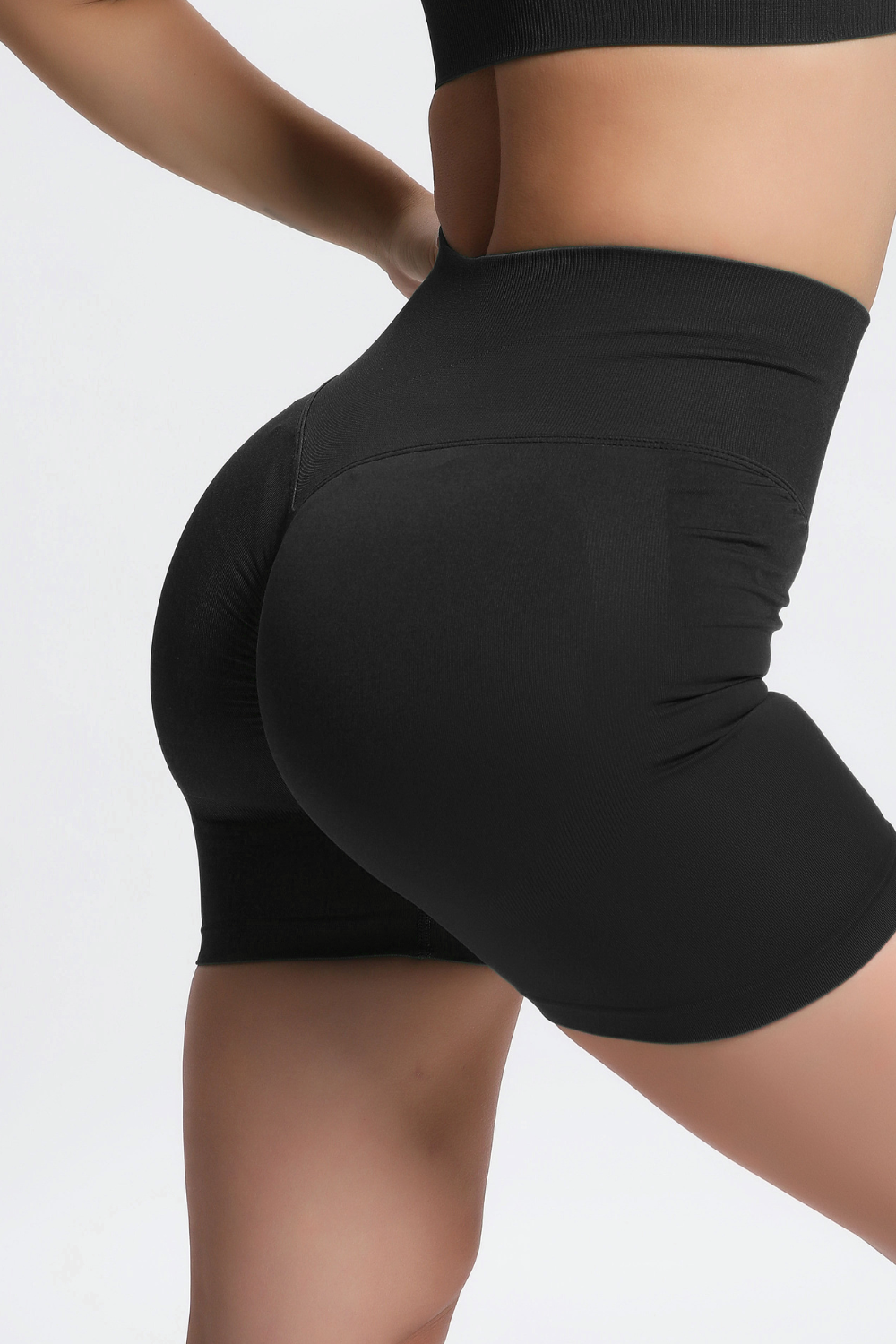 Olivia | Seamless Power Short - Black